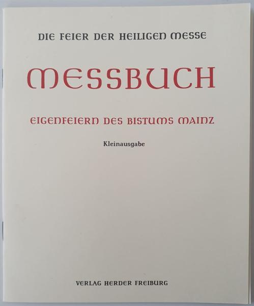 Messbuch - Eigenfeiern des Bistums Mainz - Kleinausgabe